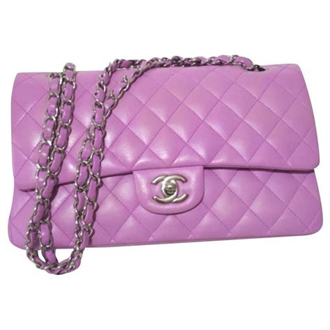 chanel classic flap lilac|discontinued Chanel flaps.